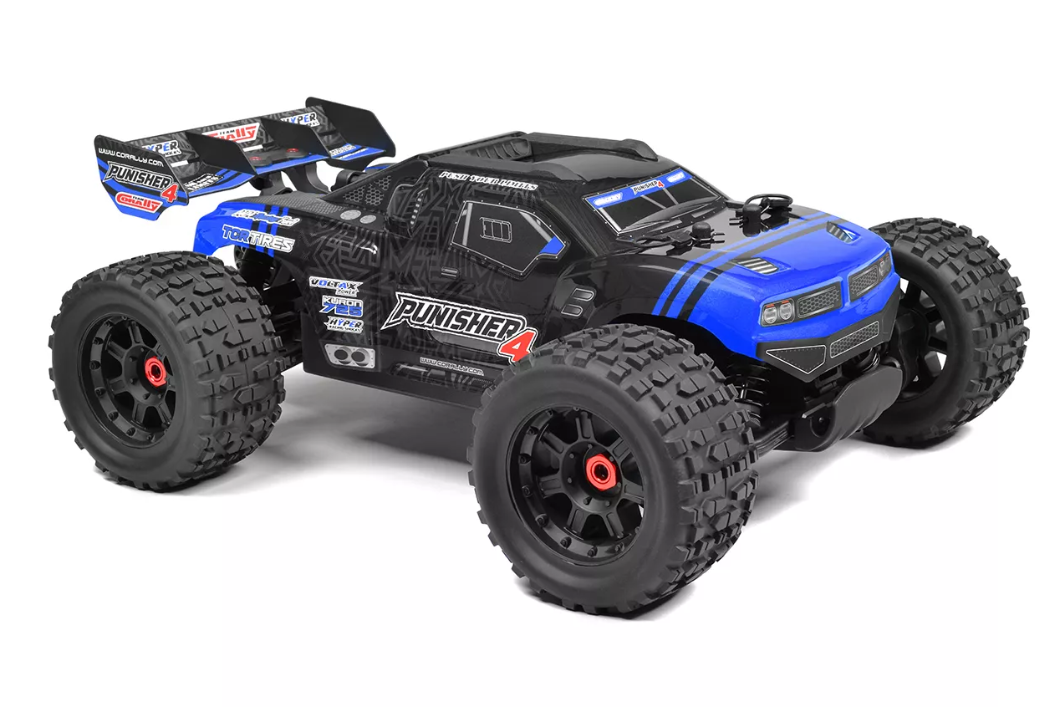 Team Corally PUNISHER 4 RTR Blue Brushless Power 4S - No Battery - No Charger - Image 6
