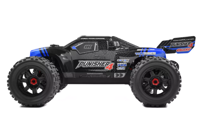 Team Corally PUNISHER 4 RTR Blue Brushless Power 4S - No Battery - No Charger - Image 16