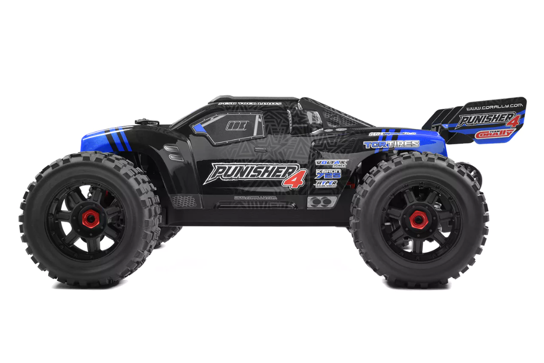 Team Corally PUNISHER 4 RTR Blue Brushless Power 4S - No Battery - No Charger - Image 16