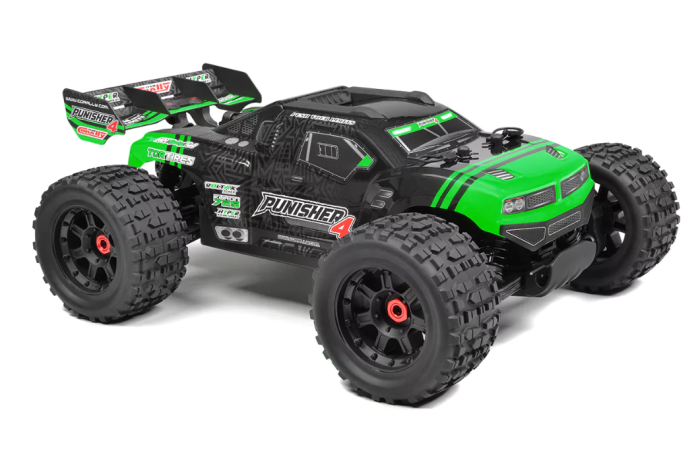 Team Corally PUNISHER 4 RTR Green Brushless Power 4S - No Battery - No Charger - Image 3
