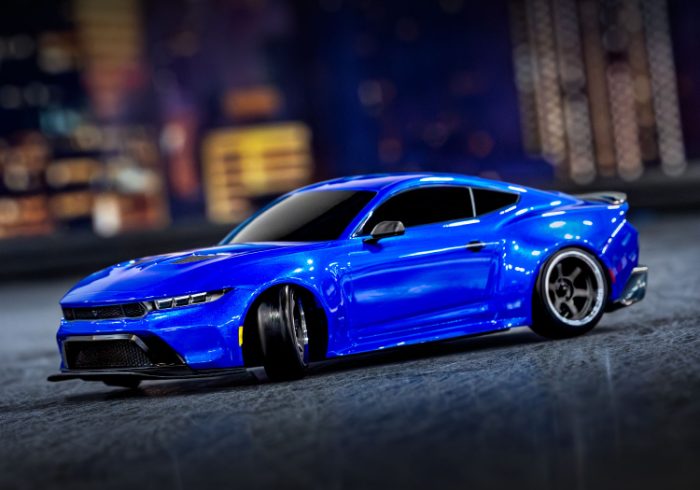 TRAXXAS 4-TEC Drift 2WD Mustang XL-5 TQi Blue - Image 13