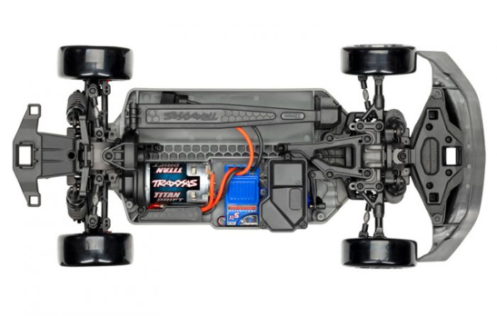 TRAXXAS 4-TEC Drift 2WD Mustang XL-5 TQi Blue - Image 5