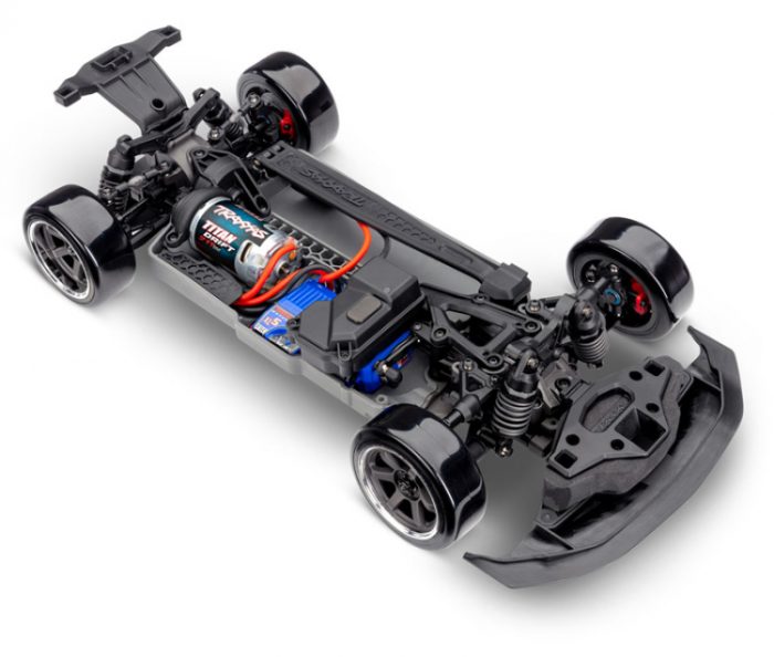 TRAXXAS 4-TEC Drift 2WD Mustang XL-5 TQi Blue - Image 6
