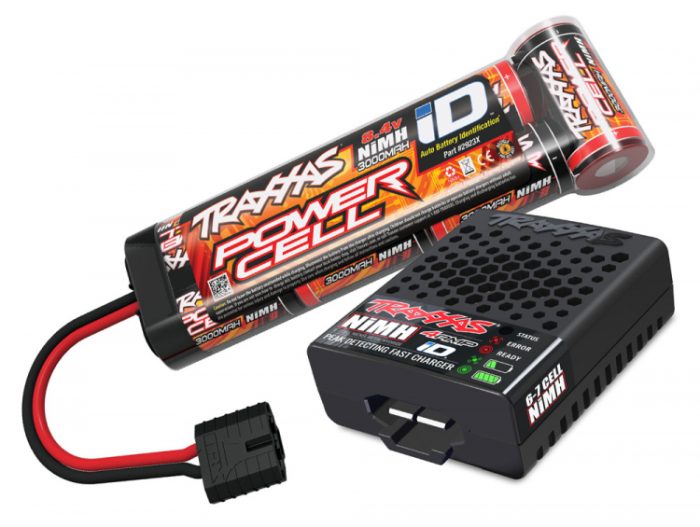 TRAXXAS Bandit 2WD 1/10 RTR TQ EHD Geen USB-C Charger /7 cell NiMH 3000mAh - Image 13