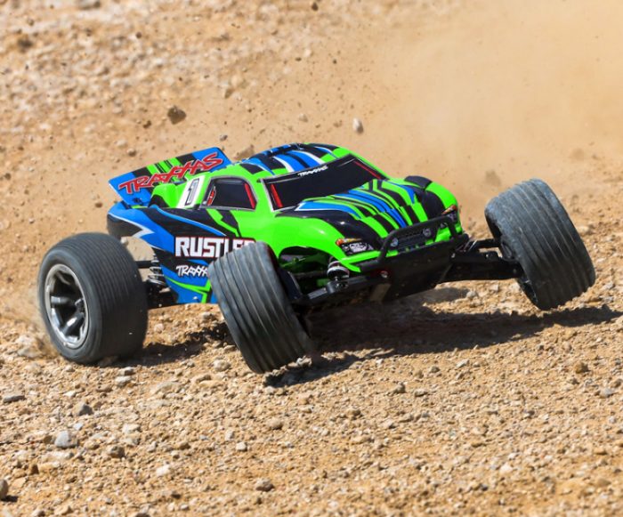 TRAXXAS Rustler 2WD 1/10 RTR TQ EHD Green USB-C - With Battery/Charger - Image 2