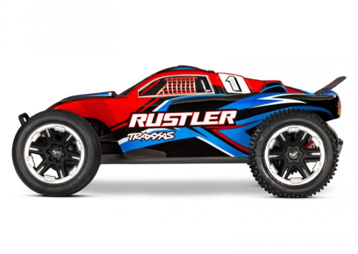 TRAXXAS Rustler 2WD 1/10 RTR TQ EHD Red USB-C - With Battery/Charger - Image 3
