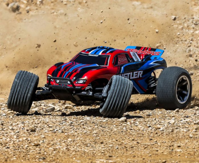 TRAXXAS Rustler 2WD 1/10 RTR TQ EHD Red USB-C - With Battery/Charger - Image 8