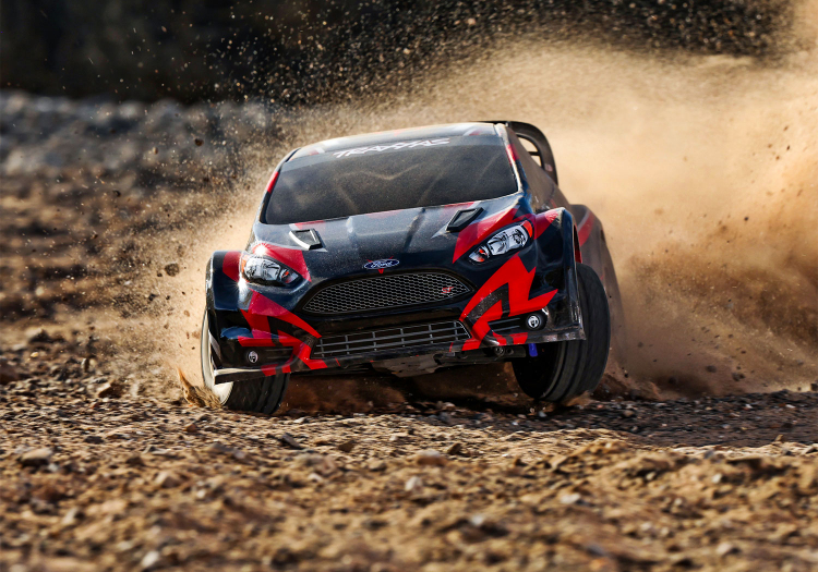 TRAXXAS Ford Fiesta ST Rally 1/10 4WD TQ Red BL-2S - Image 8