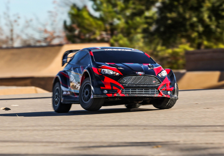 TRAXXAS Ford Fiesta ST Rally 1/10 4WD TQ Red BL-2S - Image 9