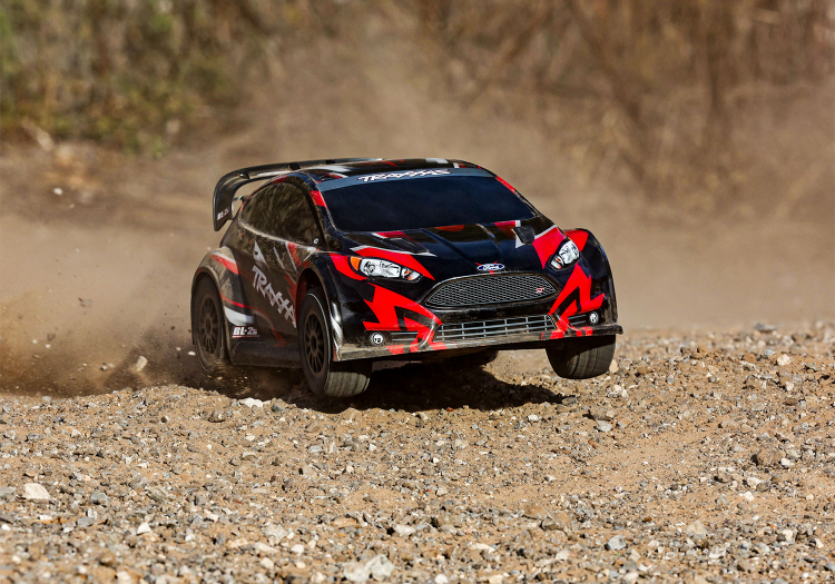 TRAXXAS Ford Fiesta ST Rally 1/10 4WD TQ Red BL-2S - Image 7