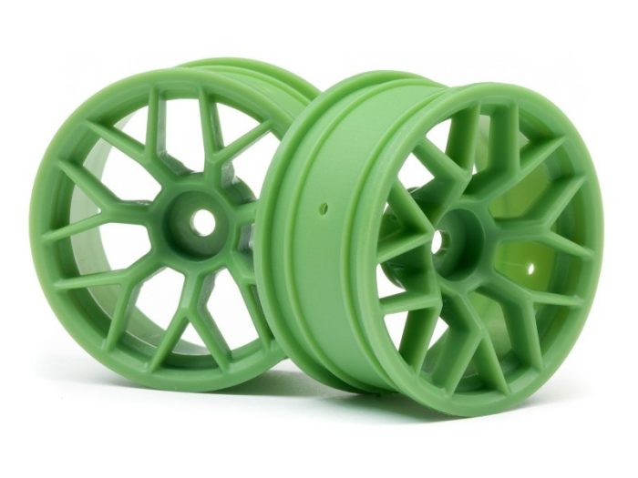 HPI RTR WHEEL 26MM GREEN (6MM OFFSET/2PCS) 112811