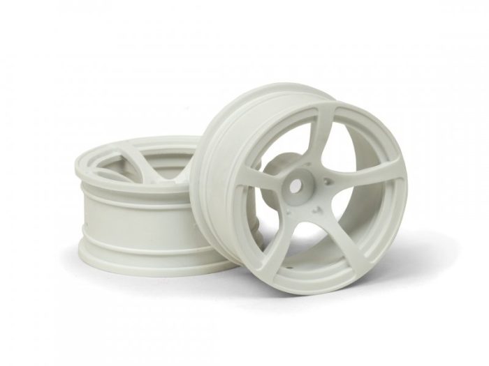 HPI R5 wheel white (9mm offset) 2pcs 120205