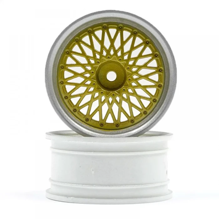 HPI BBS RS wheels Silver/Gold 26mm (6mm offset) 2pcs 120266