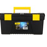 DELI Plastic Tool Box Deli Tools EDL432417, 15'' (yellow)