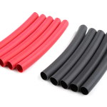 Revtec Shrink Tubing 6.4mm - Red + Black - 10 pcs