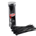 Team Corally Strap-it - Cable Tie Raps - Black - 2.5x100mm - 50 pcs