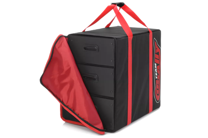 Team Corally Carrying Bag - 3 Corrugated Plastic Drawers - Image 2