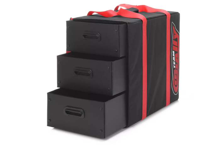 Team Corally Carrying Bag - 3 Corrugated Plastic Drawers - Image 3