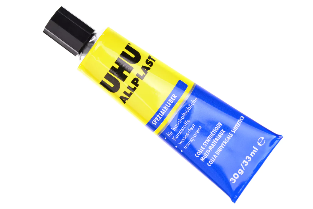 UHU Allplast - 30 g - Powerful universal adhesive for plastics 48410 - U-0107