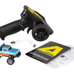 AMEWI R/C MONSTER TRUCK DIE CAST 1/64 RTR BLUE/ORANGE 22698