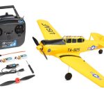 EZ-Wings Mini AT-6 Texan Yellow RTF 450mm 1+1 Li-Po Battery - USB Charger