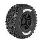Louise RC SC-UPHILL 1-10 Short Course Tire Set Mounted Soft Black Wheels Asso SC10 4X4 - L-T3223SBAA