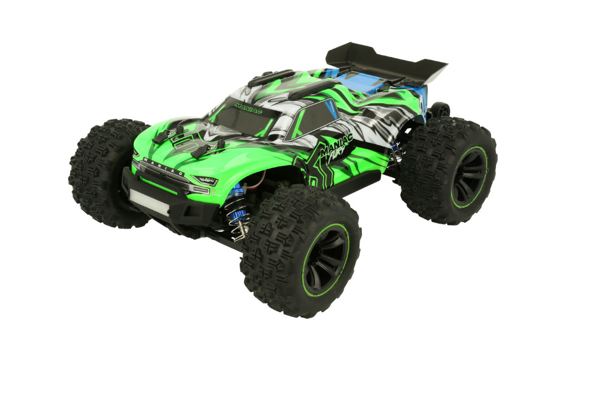 MANIAC Hyper GO Fury Brushed Truggy 1/16 4WD GREEN MA10003