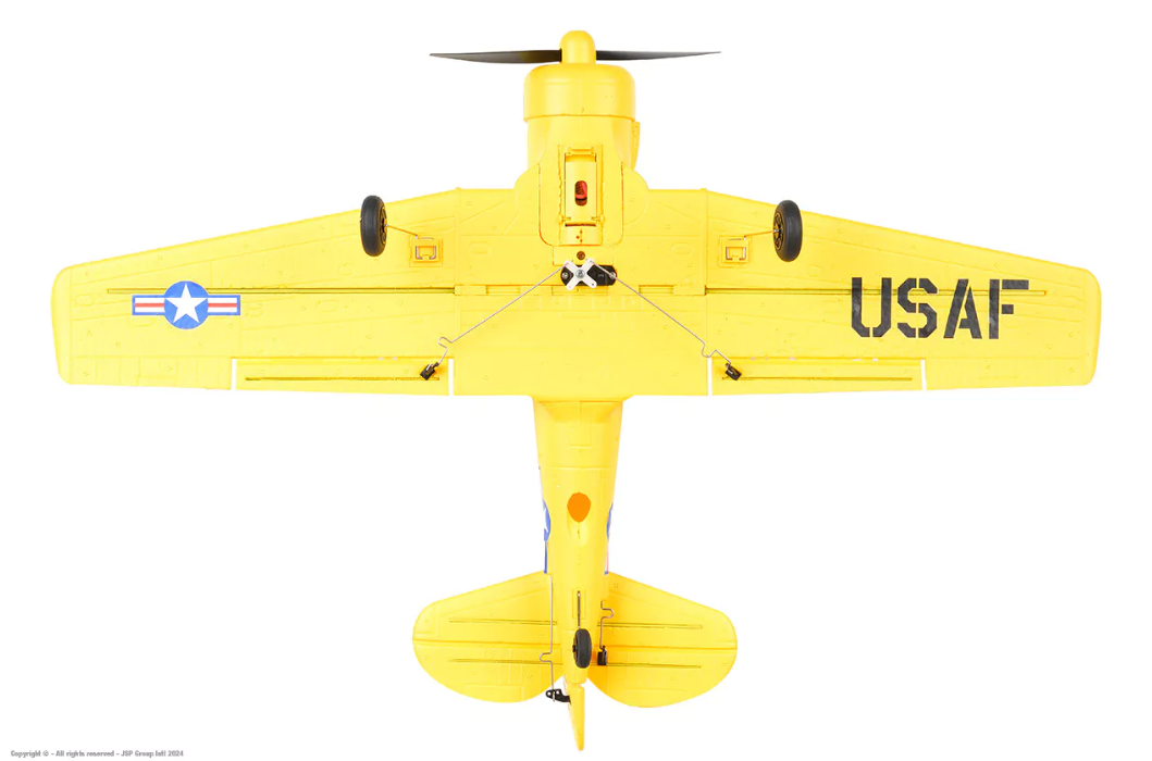 EZ-Wings Mini AT-6 Texan Yellow RTF 450mm 1+1 Li-Po Battery - USB Charger - Image 13
