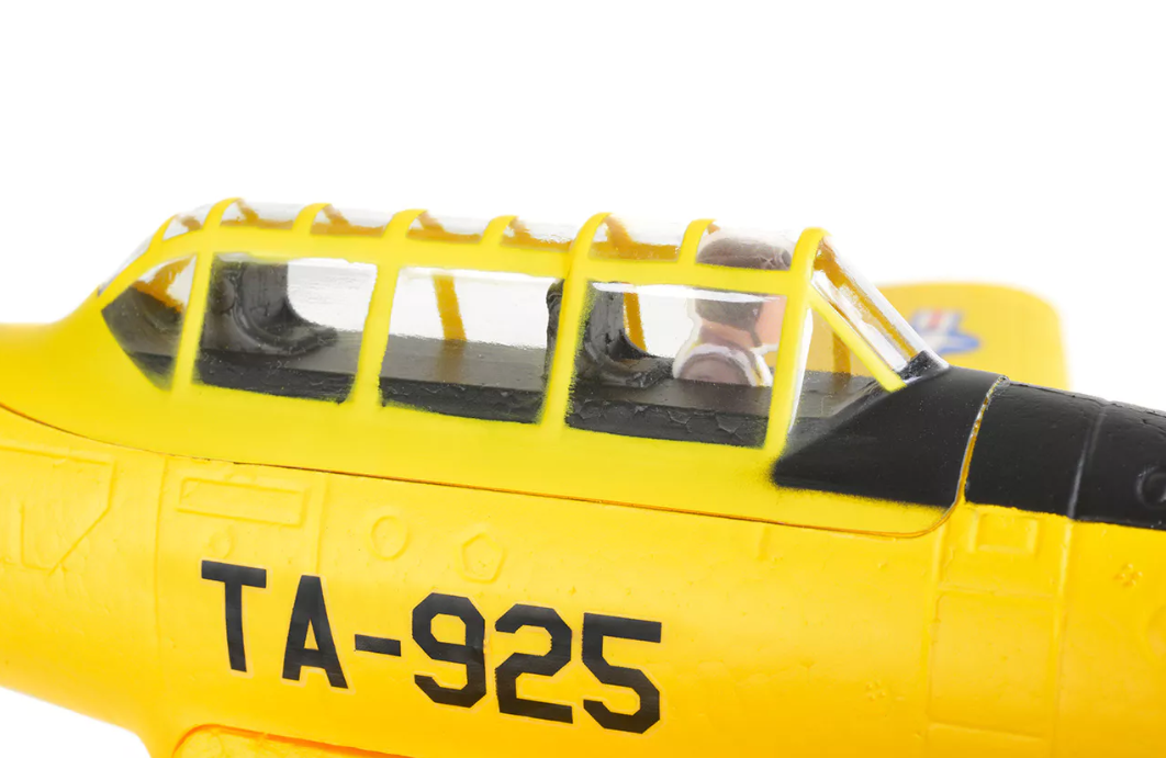 EZ-Wings Mini AT-6 Texan Yellow RTF 450mm 1+1 Li-Po Battery - USB Charger - Image 6