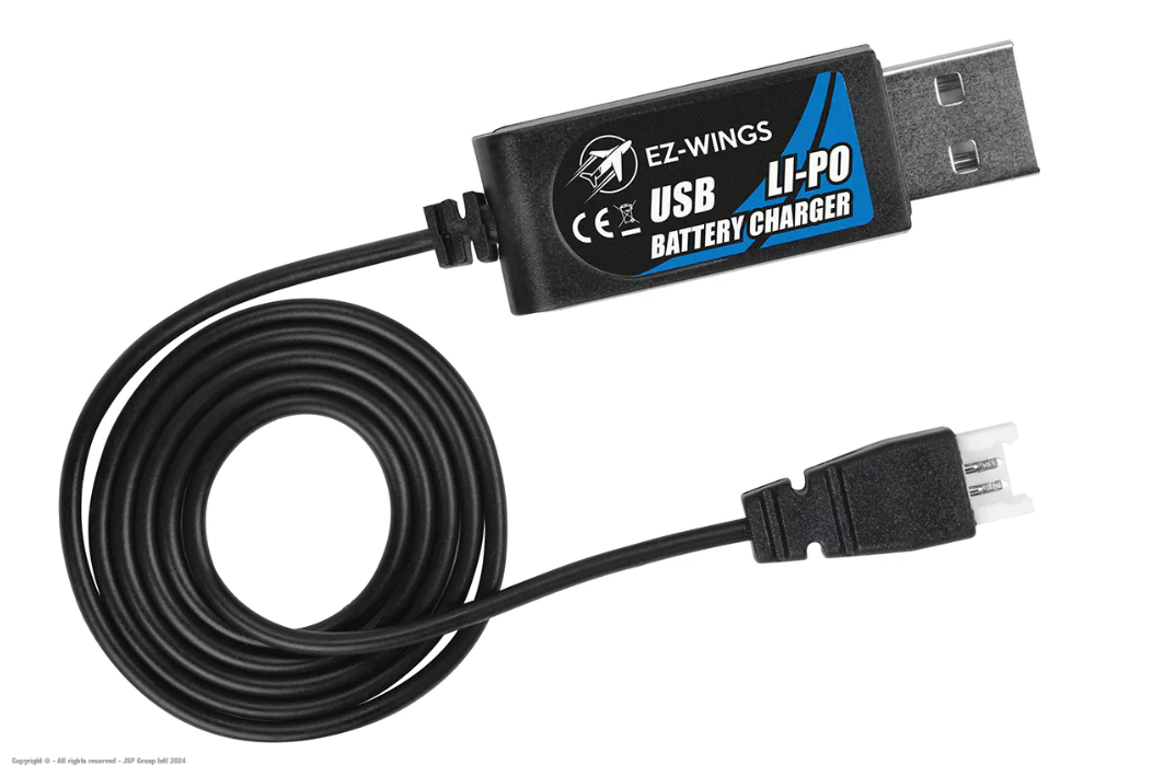 EZ-Wings Mini AT-6 Texan Yellow RTF 450mm 1+1 Li-Po Battery - USB Charger - Image 12