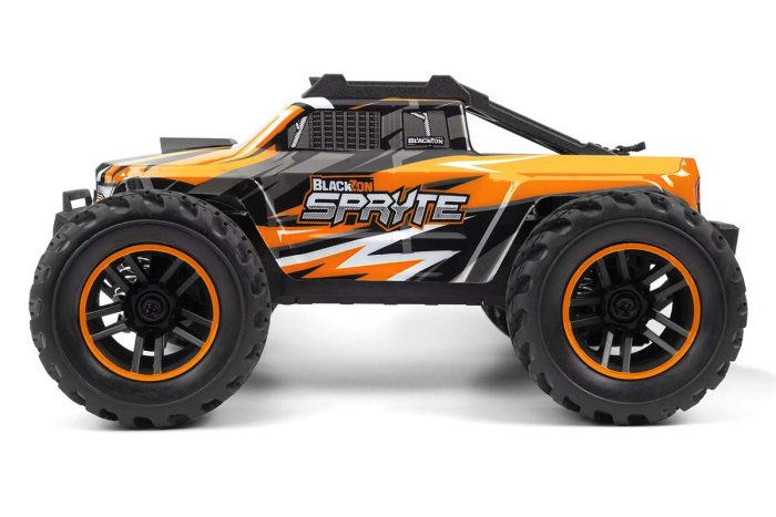 Blackzon Spryte MT 1/20 4WD Electric Monster Truck - Orange 540303 - Image 4