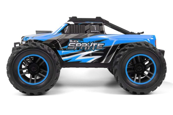Blackzon Spryte MT 1/20 4WD Electric Monster Truck - Blue 540301 - Image 4