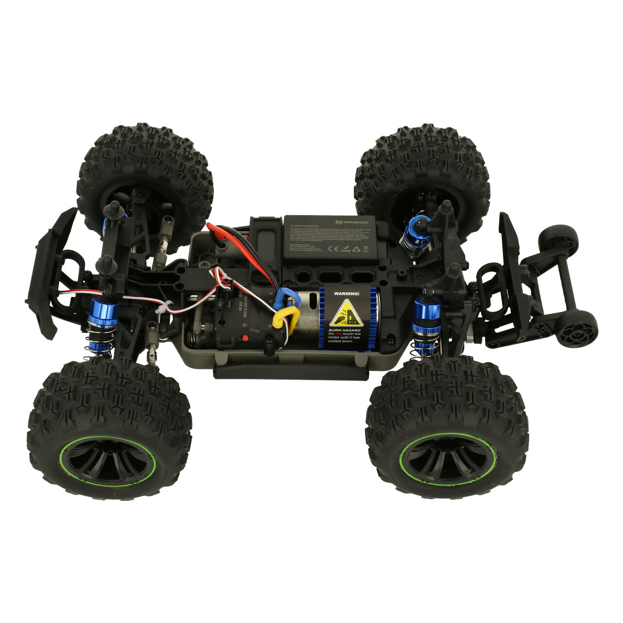 MANIAC Hyper GO Fury Brushed Truggy 1/16 4WD GREEN MA10003 - Image 3
