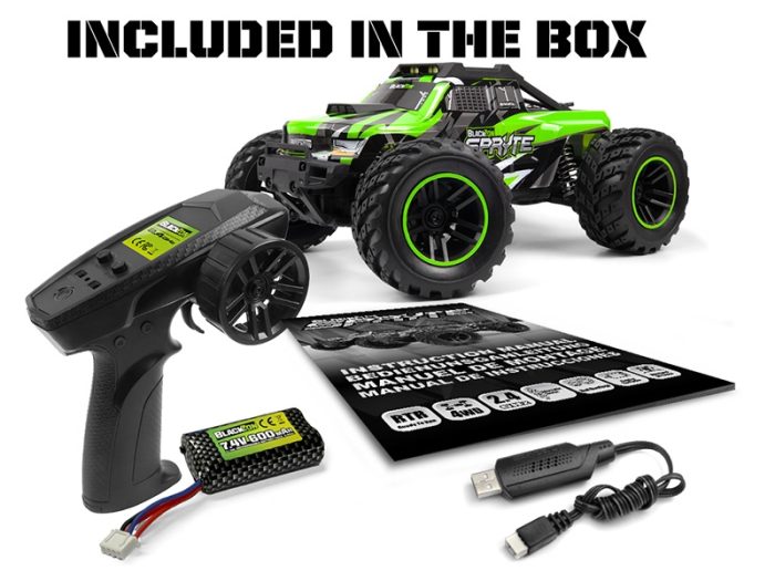 Blackzon Spryte ST 1/20 4WD Electric Stadium Truck - Blue 540306 - Image 5
