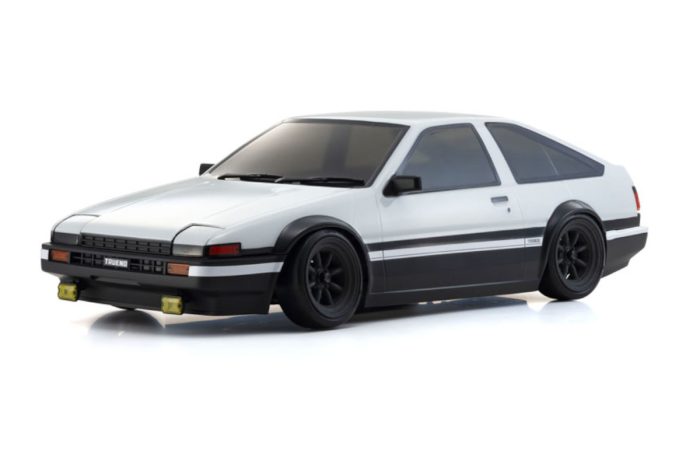KYOSHO FAZER D2 TOYOTA SPRINTER TRUENO AE86 WHITE 1:10 DRIFT READYSET (WITHOUT BATTERY - CHARGER)