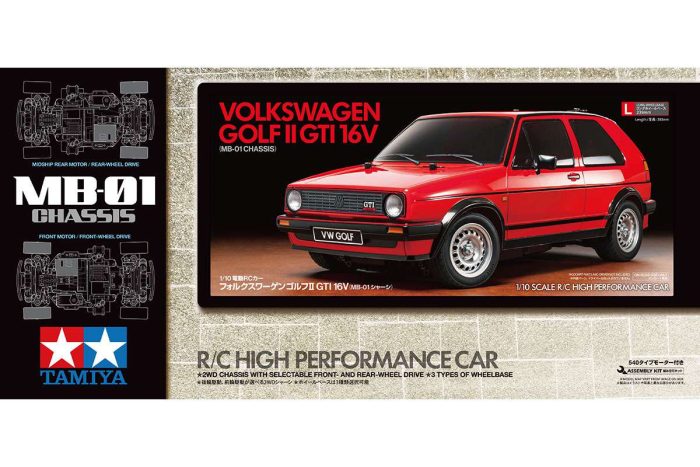 TAMIYA Volkswagen Golf II GTI 16V MB01 - KIT - Συναρμολογούμενο  ΧΩΡΙΣ ΤΗΛΕΚΑΤΕΥΘΥΝΣΗ – ΜΠΑΤΑΡΙΑ – ΦΟΡΤΙΣΤΗ – SERVO - Image 2