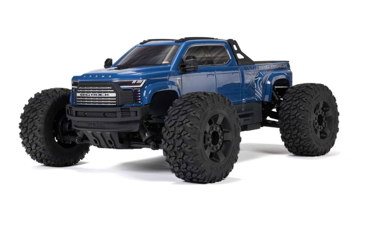 ARRMA 1/10 BIG ROCK 223S DSC 4X4 RTR Brushless Monster Truck, Blue (without battery - charger)