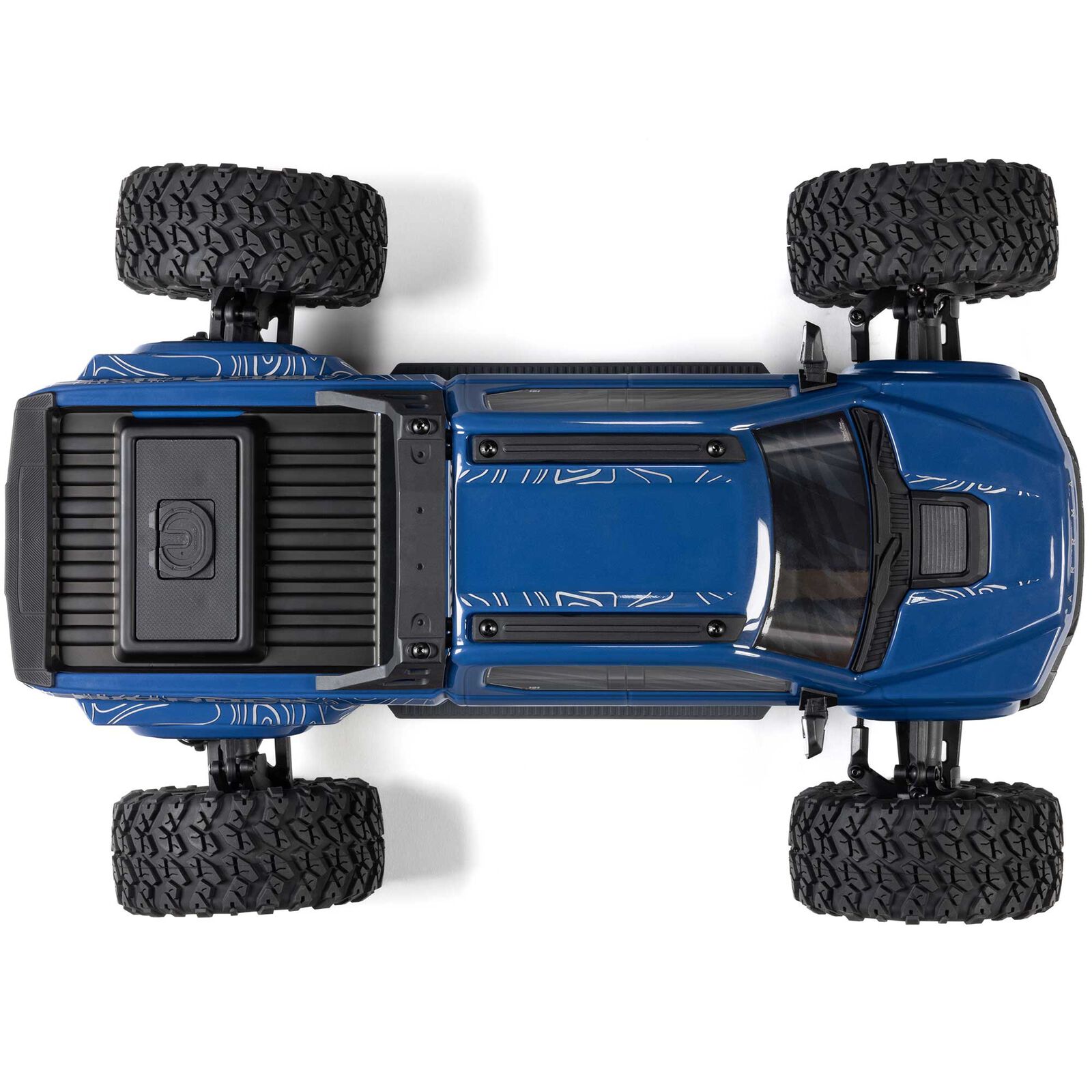 ARRMA 1/10 BIG ROCK 223S DSC 4X4 RTR Brushless Monster Truck, Blue (without battery - charger) - Image 3