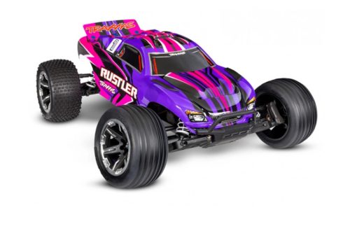 TRAXXAS Rustler 2WD 1/10 RTR TQ EHD Pink USB-C - With Battery/Charger