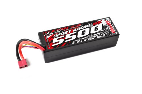 Team Corally Sport Racing 60C 5500Mah - 3S - 11,1V - T-PLUG - Hard Case C-49135-D