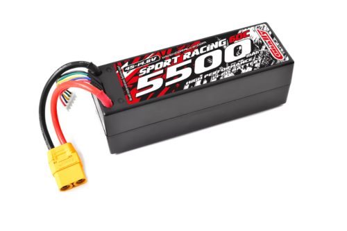 Team Corally Power Racing 60C 5500Mah 4S - 14,8V - XT-90 - Hard Case C-49145-X