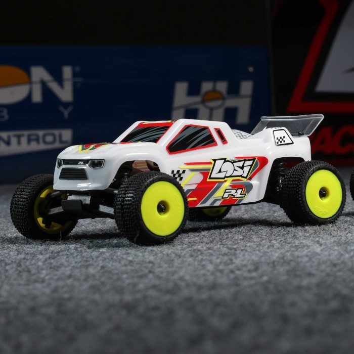 LOSI 1/28 Micro-T 2S 2WD RTR Stadium Truck (Battery & Charger Included), White LOS-1392T1 - Image 4
