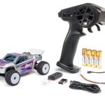LOSI 1/28 Micro-T 2S 2WD RTR Stadium Truck (Battery & Charger Included), Silver