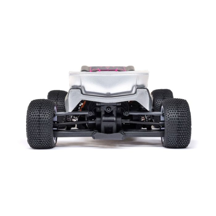 LOSI 1/28 Micro-T 2S 2WD RTR Stadium Truck (Battery & Charger Included), Silver - Image 10