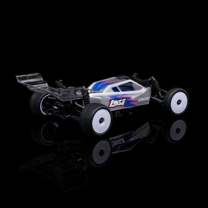 LOSI 1/24 Micro-B 2S 2WD RTR Race Buggy (Battery & Charger Included), Silver LOS00007T2 - Image 10