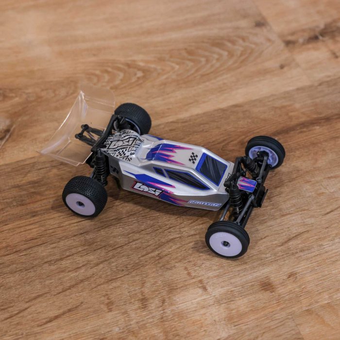 LOSI 1/24 Micro-B 2S 2WD RTR Race Buggy (Battery & Charger Included), Silver LOS00007T2 - Image 8