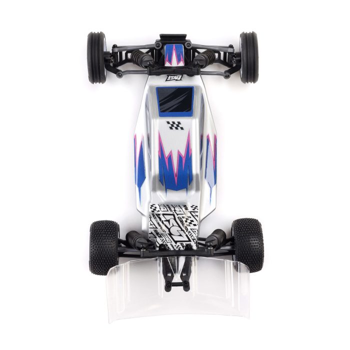 LOSI 1/24 Micro-B 2S 2WD RTR Race Buggy (Battery & Charger Included), Silver LOS00007T2 - Image 15