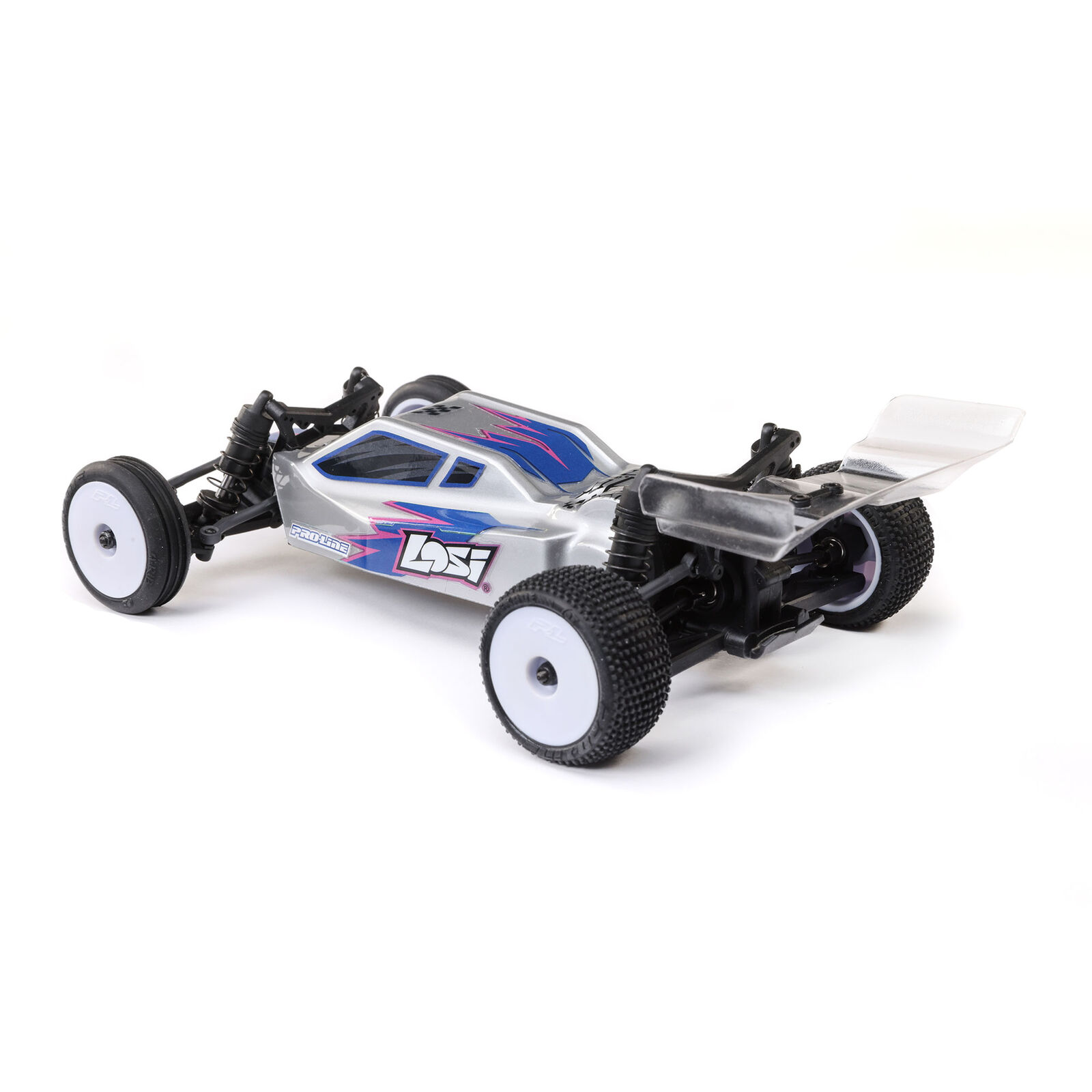 LOSI 1/24 Micro-B 2S 2WD RTR Race Buggy (Battery & Charger Included), Silver LOS00007T2 - Image 13