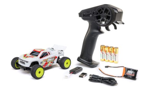 LOSI 1/28 Micro-T 2S 2WD RTR Stadium Truck (Battery & Charger Included), White LOS-1392T1