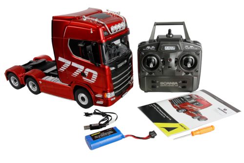 AMEWI Scania 770 S Tractor Unit 6x4 1/18 RTR red